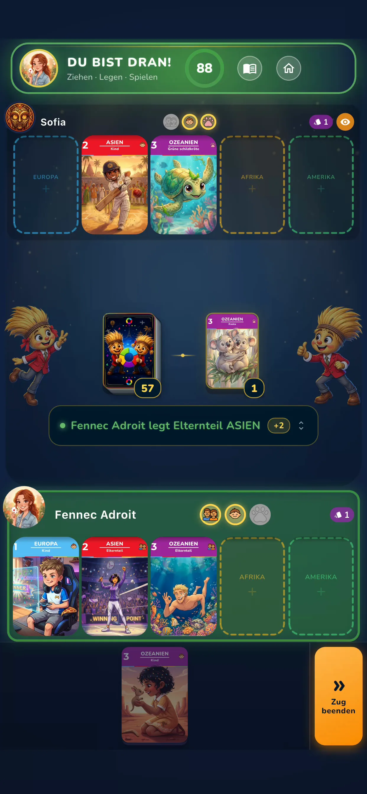 App — laufende Partie