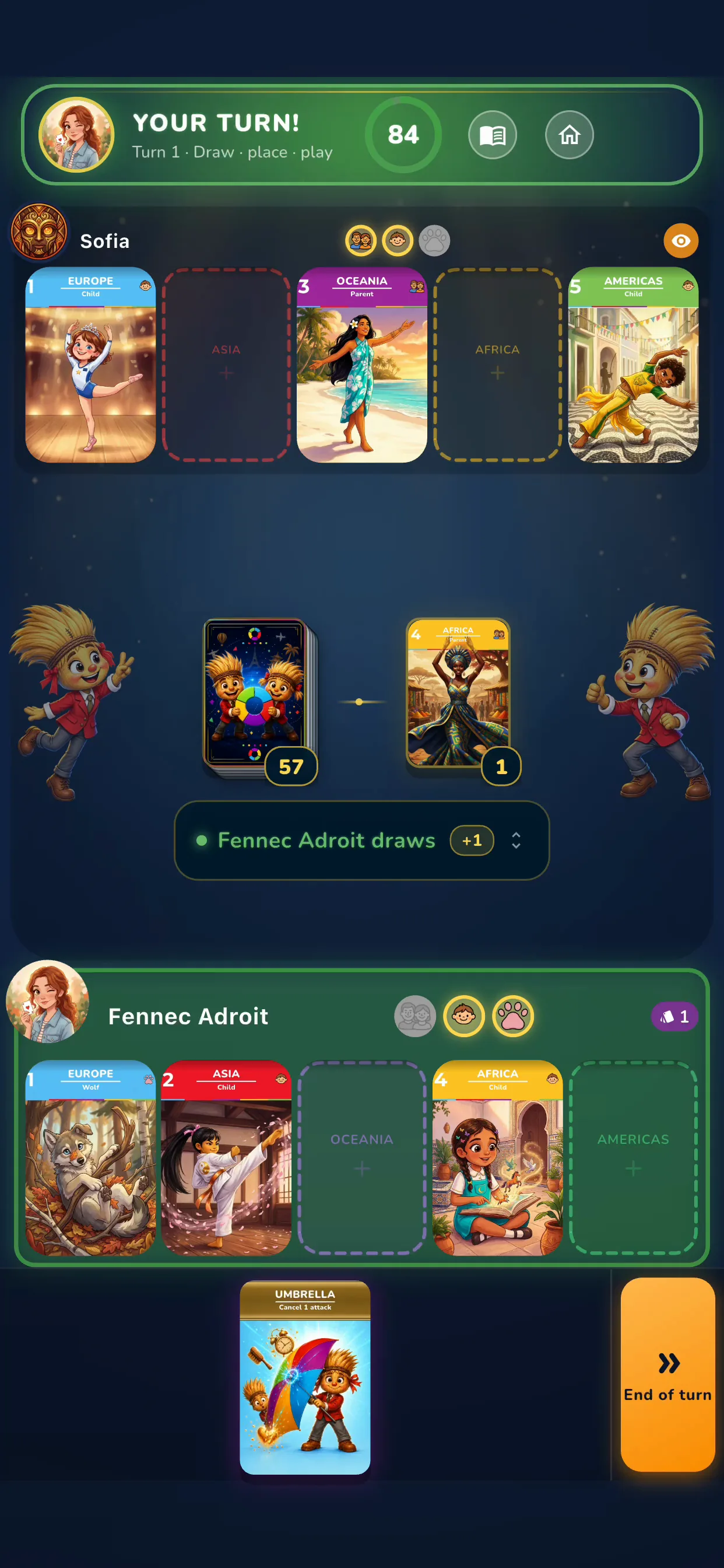 App — a game in progress
